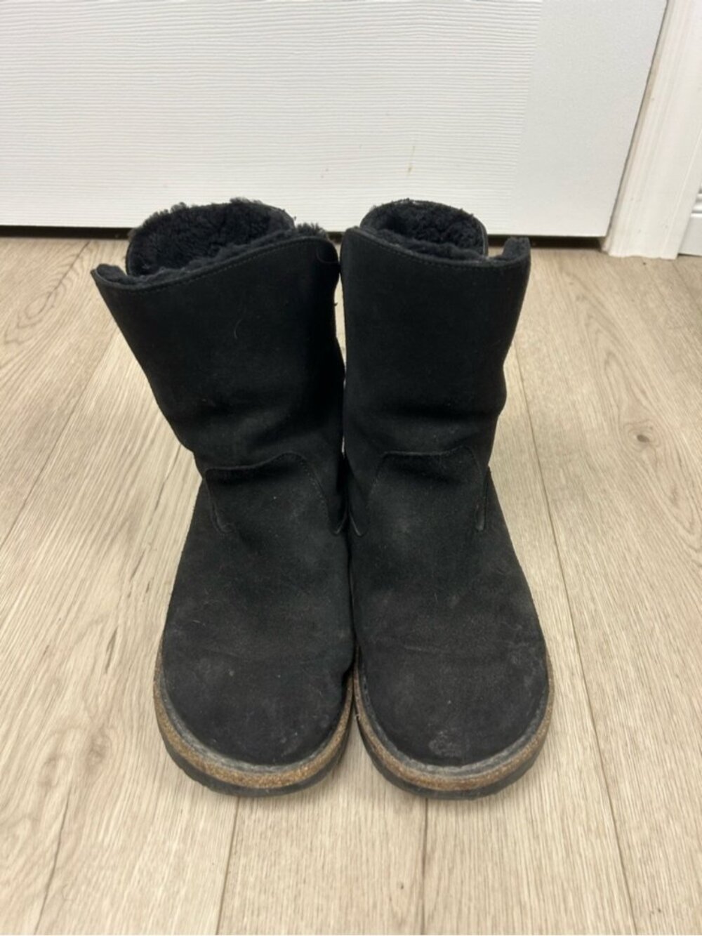 Birkenstock‎ Women’s Black Uppsala Soft Suede Boots